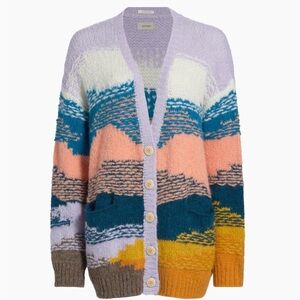 Mother Colorful Women's Cardigan Sweater